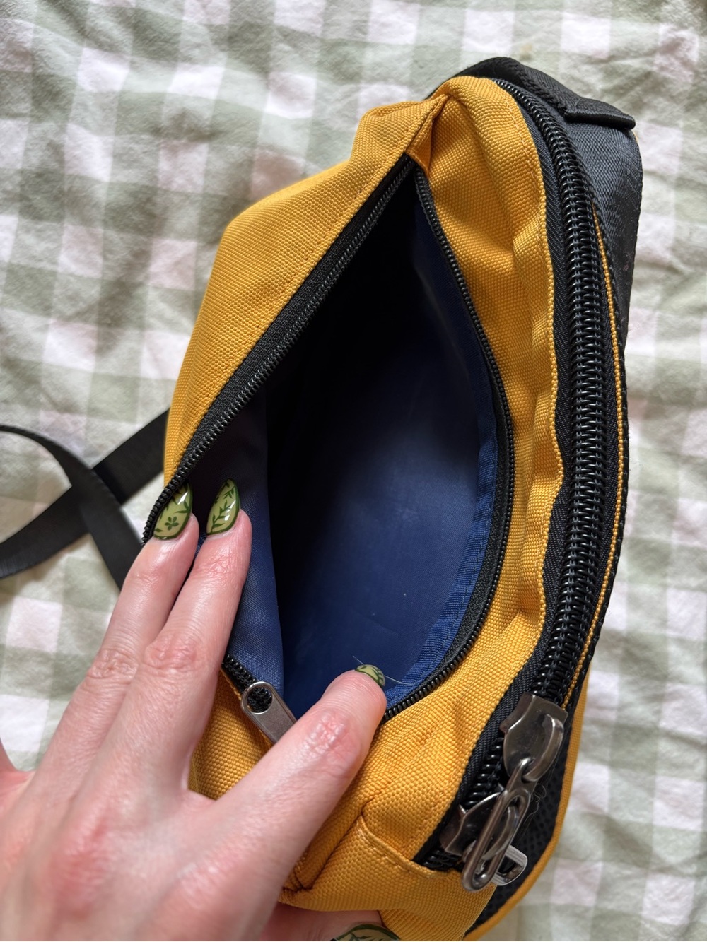 Harvest Label Connect Sling Bag Mustard Yellow Crossbody Backpack Osaka Japan - Picture 4 of 11